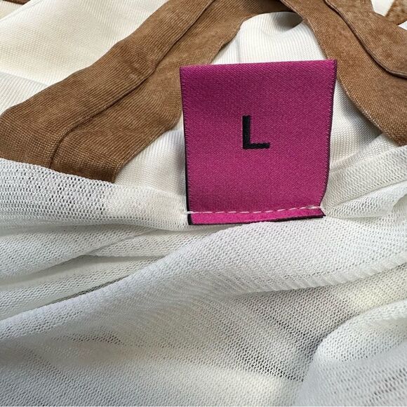 Save The Queen Striped Dress Sz large - Picture 14 of 16